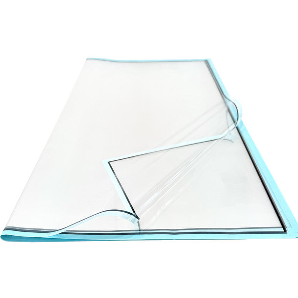 Border Clear Floral Wrapping Paper - 1 Sheet