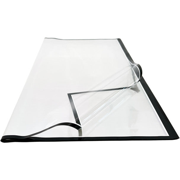 Border Clear Floral Wrapping Paper - 1 Sheet
