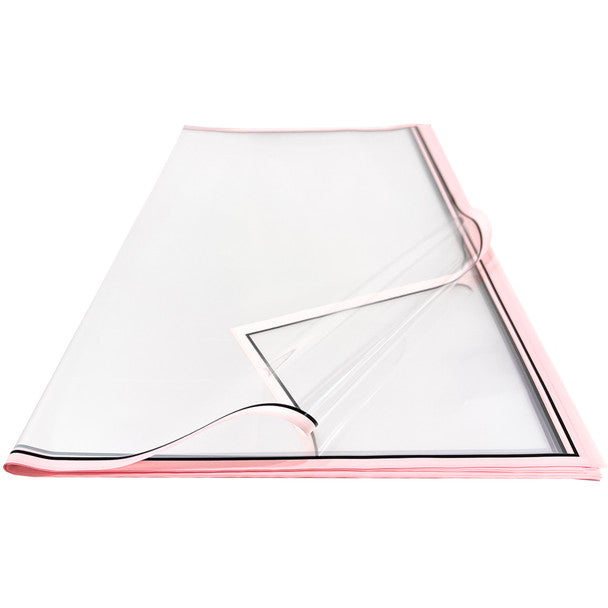 Border Clear Floral Wrapping Paper - 1 Sheet