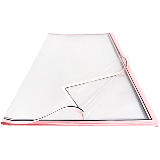 Border Clear Floral Wrapping Paper - 1 Sheet