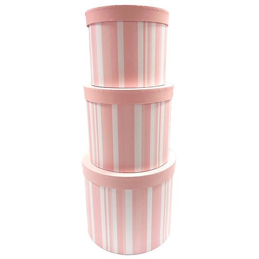 Gradient Round Floral Box - Pink